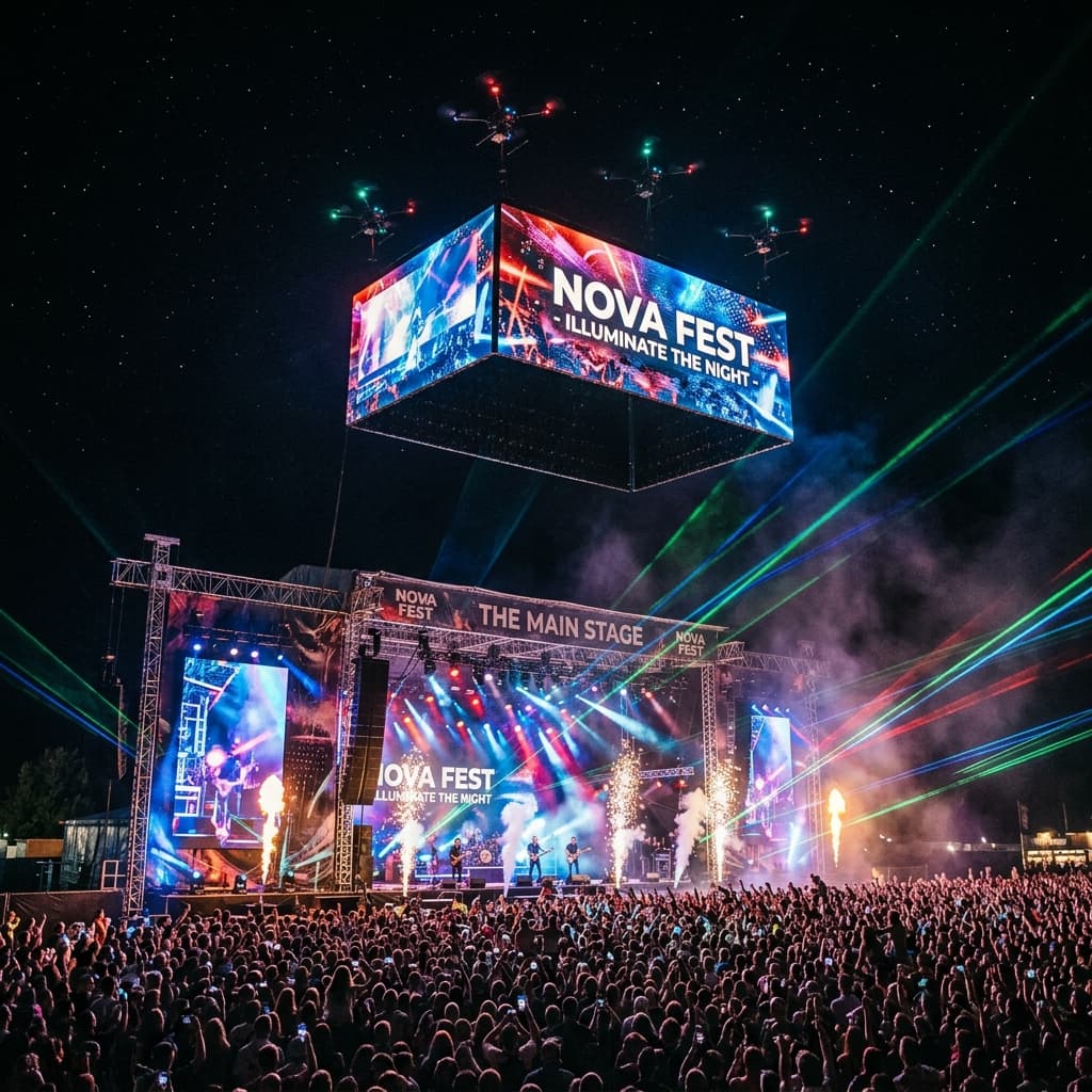 Massive Displays - Stage build