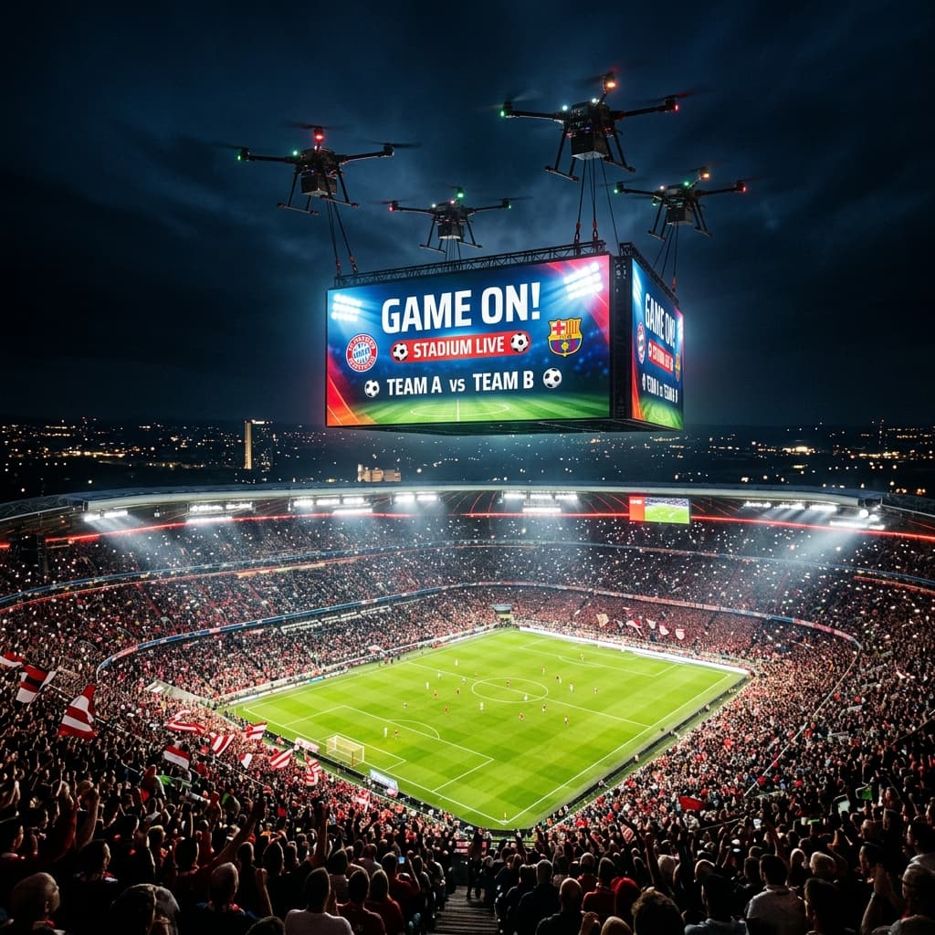Sports - Own the airspace above the arena